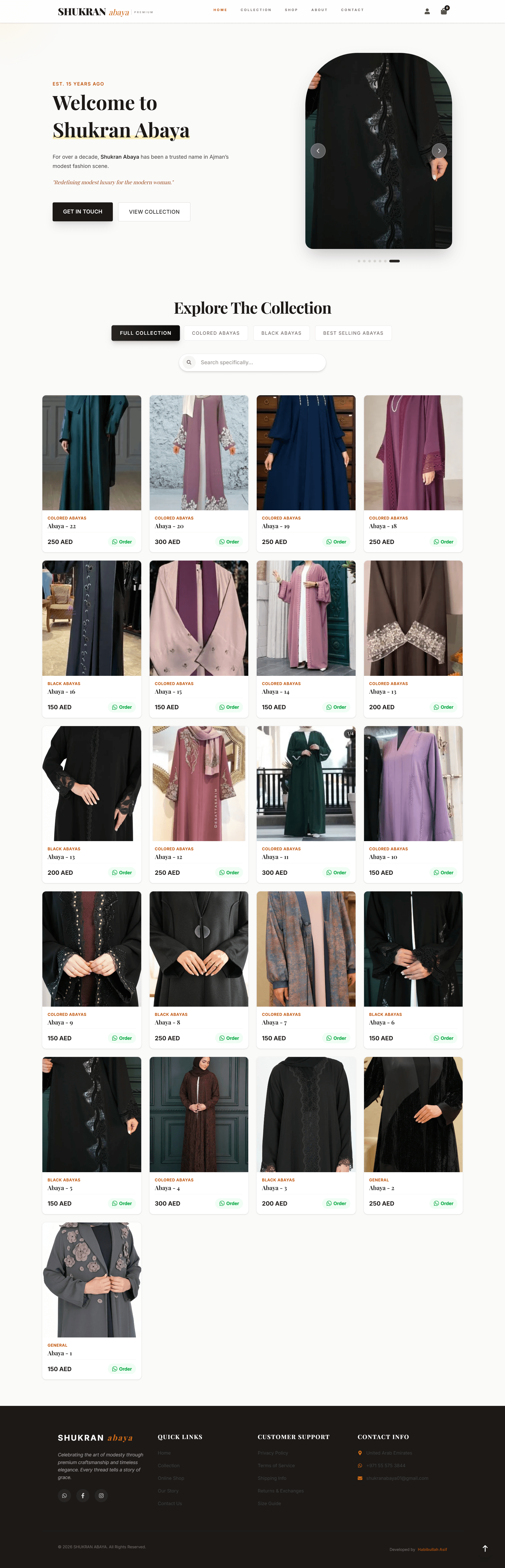Shukran Abaya